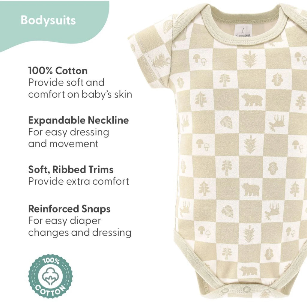 Newborn Baby Layette Gift Set for Baby Boys, Woodland Animals, 23 Essential Pieces, 0-3 Months