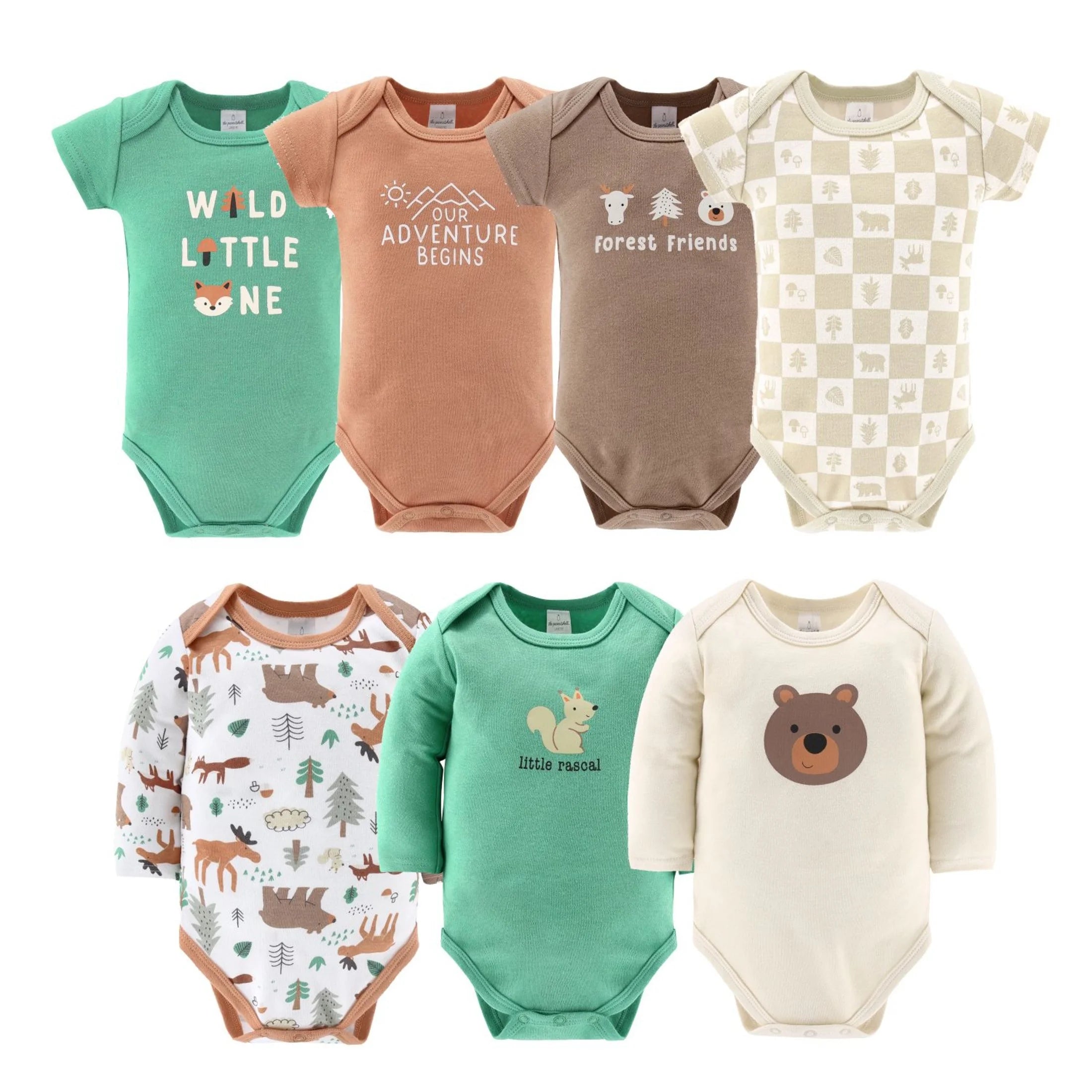 Newborn Baby Layette Gift Set for Baby Boys, Woodland Animals, 23 Essential Pieces, 0-3 Months